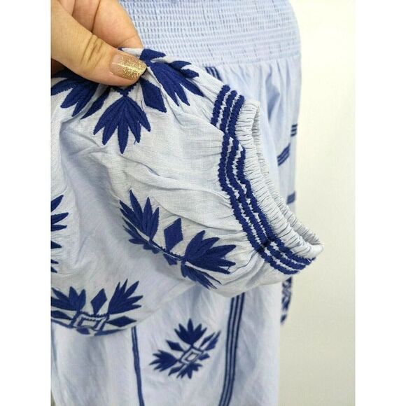 Anthropologie THML  Dress Off Shoulder Embroidered - Picture 6 of 12